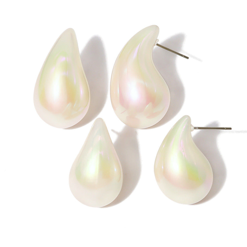 Wholesale Minimalist Water Drop Acrylic Earrings